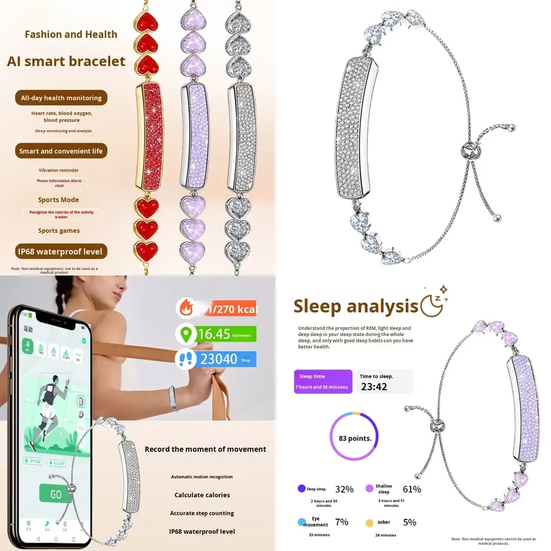 Cross-border New Smart Bracele - Health Monitors review and price