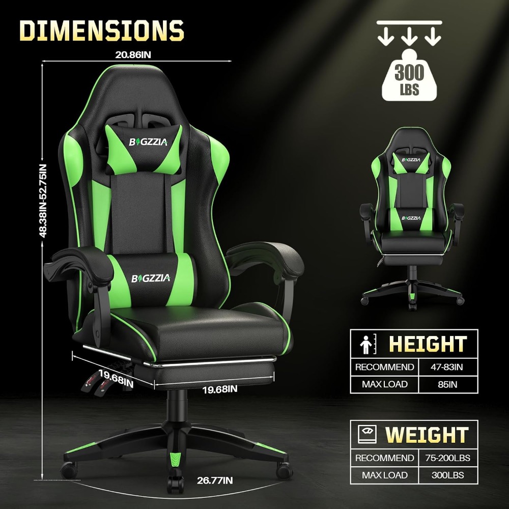 Gaming Chair with Massager and - Massage review and price