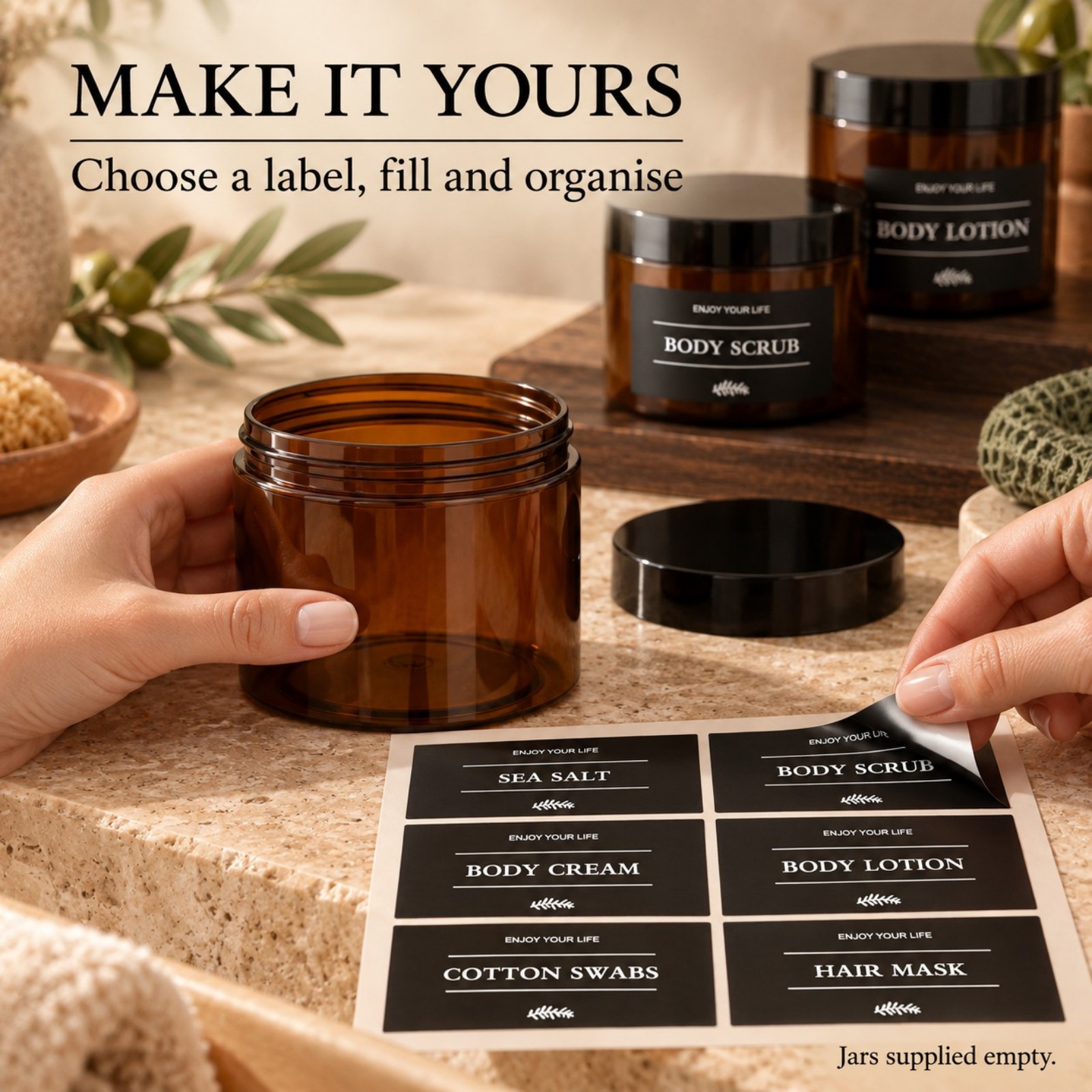 3PCS Bathroom Storage Jars wit - Hair Care review and price