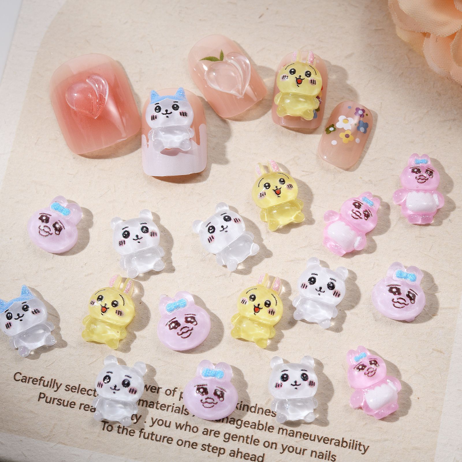 100pcs Cartoon forchiikawa Nai - Nail Art review and price