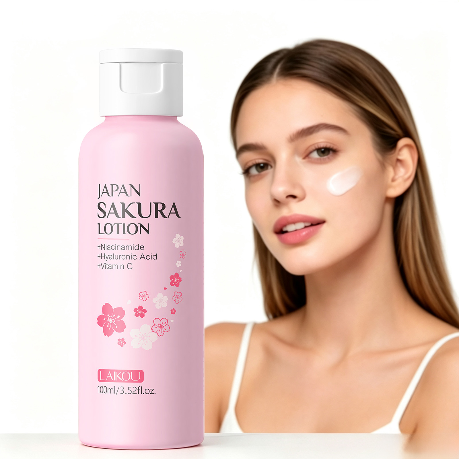 LAIKOU Sakura Lotion 100ml Nia - Niacinamide Pore Shrinking Essence review and price