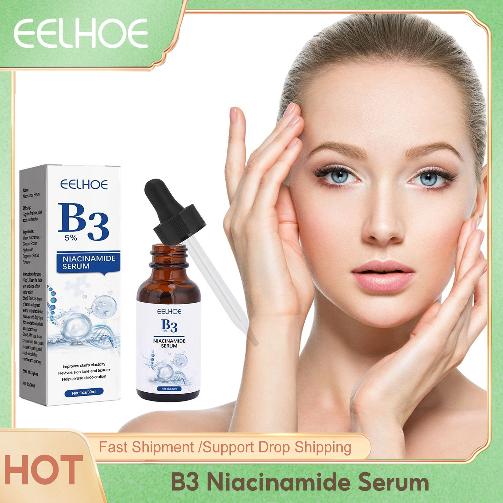 B3 Niacinamide Serum Wrinkle R - Niacinamide Pore Shrinking Essence review and price