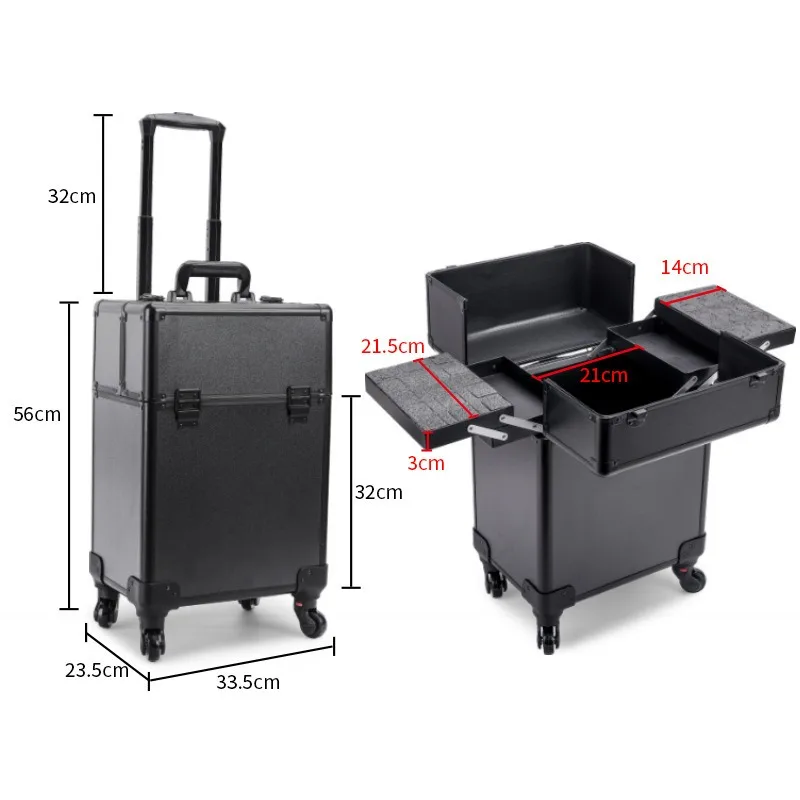 Aluminum Alloy Pro Large Capac - Makeup review and price